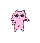 ピンクのニョ（個別スタンプ：16）