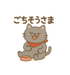 猫の日常あいさつスタンプにゃん（個別スタンプ：37）