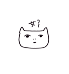 猫系彼女（怒り）（個別スタンプ：9）