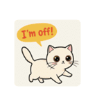 子猫の一言イラスト編-1（個別スタンプ：4）