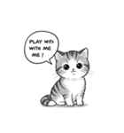 子猫の一言イラスト編-1（個別スタンプ：14）