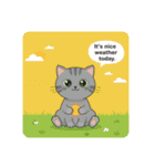 子猫の一言イラスト編-1（個別スタンプ：32）