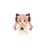 毎日使えるねこみみちゃんスタンプ（個別スタンプ：13）