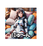 感情ダダ漏れメカ娘（個別スタンプ：35）