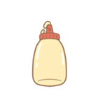 マヨネーズを絞る（個別スタンプ：10）