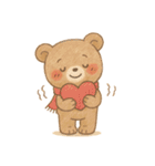 クマの気持ちスタンプ（個別スタンプ：19）