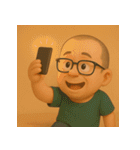 社畜ヒーロー：ミニサイズの大奮闘！（個別スタンプ：7）