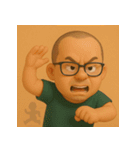 社畜ヒーロー：ミニサイズの大奮闘！（個別スタンプ：9）