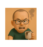 社畜ヒーロー：ミニサイズの大奮闘！（個別スタンプ：21）