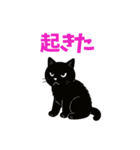 黒猫のねこ太（個別スタンプ：6）