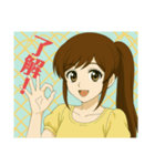 happy girls ！（個別スタンプ：2）