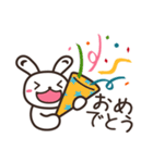 元気なしろうさの日常スタンプ（個別スタンプ：5）
