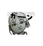 誰かの似顔絵あいさつ①（個別スタンプ：7）
