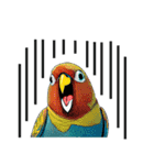 笑顔で毒舌な鳥たち（個別スタンプ：4）