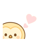 毎日使える挨拶・大人可愛いめんふくろう（個別スタンプ：9）