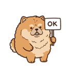 ふわもこチャウチャウ2（個別スタンプ：10）