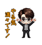 サラリーマンの日常会話☆ミニ☆挨拶敬語（個別スタンプ：18）