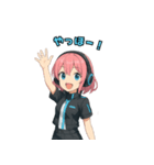 近未来の女の子（個別スタンプ：1）