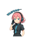 近未来の女の子（個別スタンプ：2）