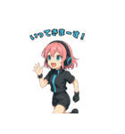 近未来の女の子（個別スタンプ：4）
