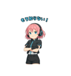 近未来の女の子（個別スタンプ：9）