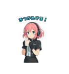 近未来の女の子（個別スタンプ：12）