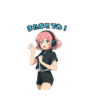 近未来の女の子（個別スタンプ：13）