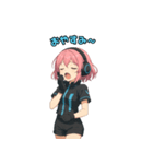 近未来の女の子（個別スタンプ：14）