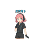 近未来の女の子（個別スタンプ：16）