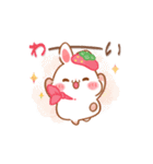 【春】うさぎのココとミルクの敬語あいさつ（個別スタンプ：26）