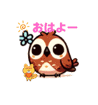 可愛い鳥の日常会話（個別スタンプ：1）