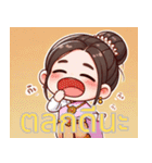 タイ女子のほのぼの日常スタンプ（個別スタンプ：23）