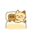 現実と生きるネコ②（個別スタンプ：24）
