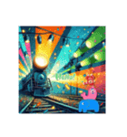 ロマンティック鉄道2025❤️13（個別スタンプ：5）