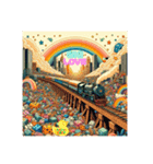 ロマンティック鉄道2025❤️13（個別スタンプ：8）