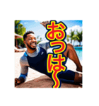 【懐かしい言葉を使う】〜ゲイの黒人男性〜（個別スタンプ：8）