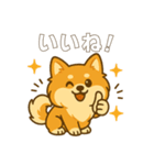 ポメのモコちゃんかわいいね①（個別スタンプ：6）