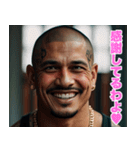 飛び出す！ 強面ギャング おねえ言葉（個別スタンプ：8）