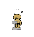 ねこのプロレス（個別スタンプ：37）