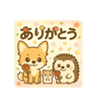 ワ-ちゃん＆ハリちゃんのstory（個別スタンプ：9）