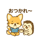 ワ-ちゃん＆ハリちゃんのstory（個別スタンプ：40）