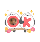 着ぐるみ❤クレオ君とマリーちゃん（個別スタンプ：35）