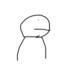 謎の透明なキャラ（個別スタンプ：2）