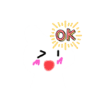 もこもこうさぎLINEスタンプ5（個別スタンプ：6）