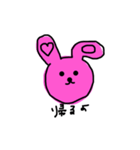 無表情な、落書きうさちゃん（個別スタンプ：18）
