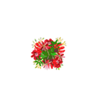 花の中の顔で言う（個別スタンプ：19）