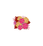 花の中の顔で言う（個別スタンプ：20）
