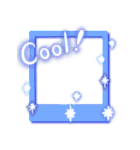 フレームスタンプ 写真フレームネオン（個別スタンプ：4）