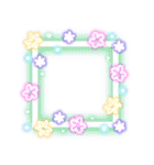 フレームスタンプ 写真フレームネオン（個別スタンプ：23）