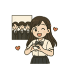 Everyday of Miu（個別スタンプ：16）